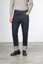 Harris 5-Pocket-Hose für Herren aus Stretch-Techno-Denim Carrot Fit