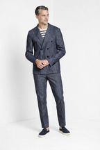 Summer Jacket blazer uomo doppiopetto in denim