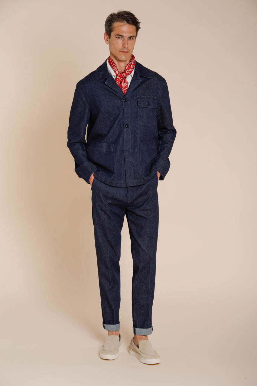 Work Chaqueta Sobrecamisa hombre en denim