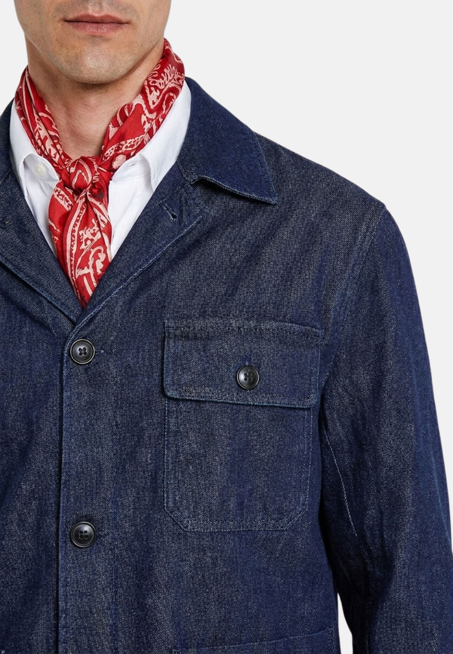 Work Jacket overshirt uomo in denim