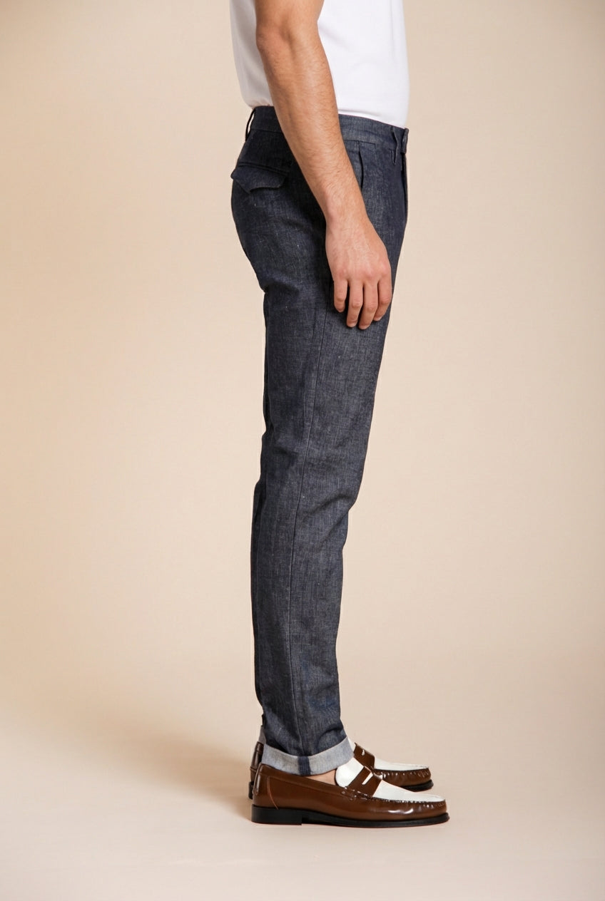 Milano Hose Chino Herren aus Denim extra slim fit