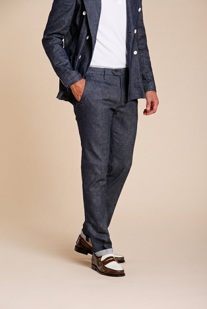 Milano Hose Chino Herren aus Denim extra slim fit