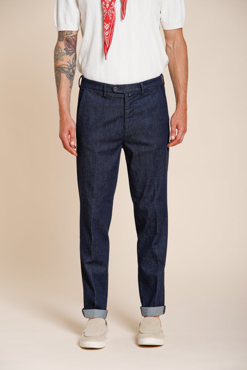 Boston men's chino pants in denim relaxed fit