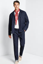 Boston pantalone chino uomo in denim relaxed fit