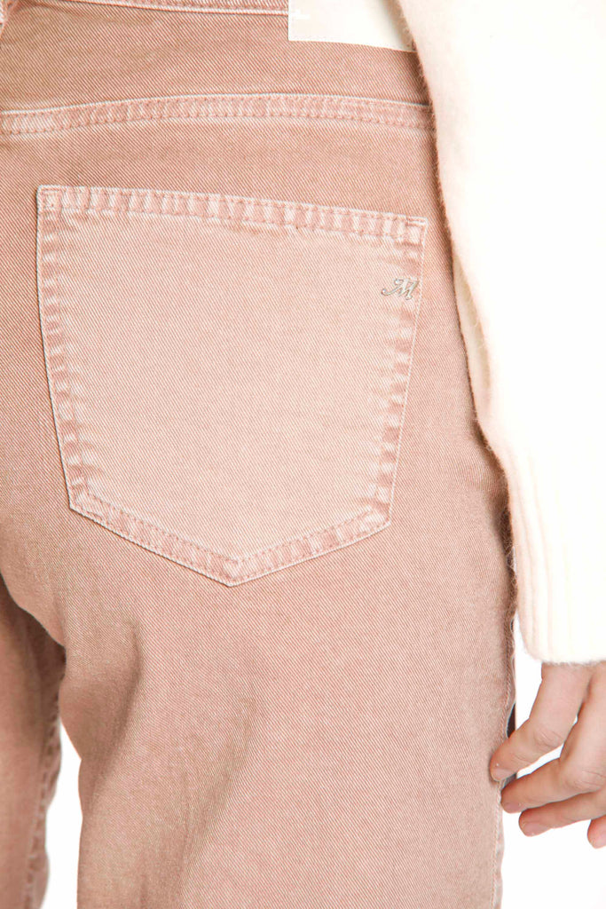 Immagine 4 di pantalone 5 tasche da donna in denim color carne modello Agnes di Mason's 
