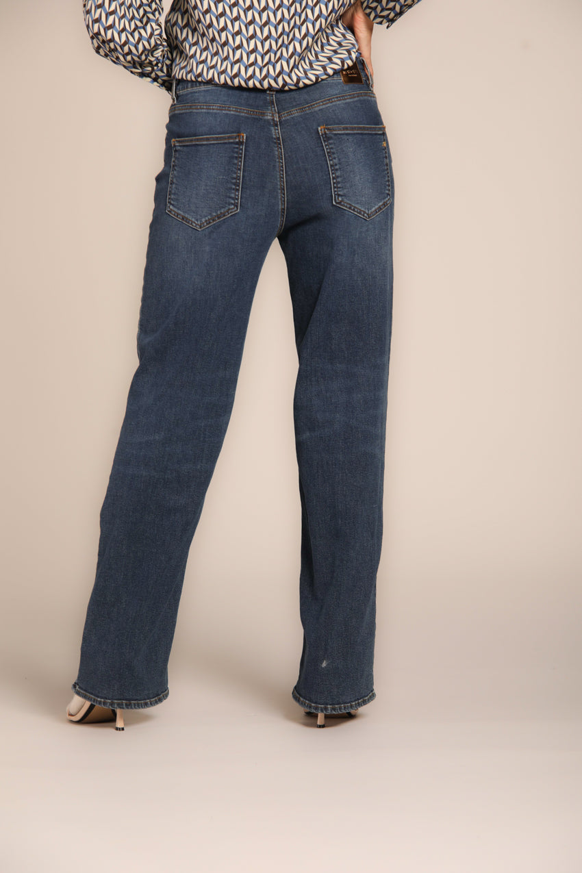 Victoria pantalone 5 tasche donna in denim stretch straight fit