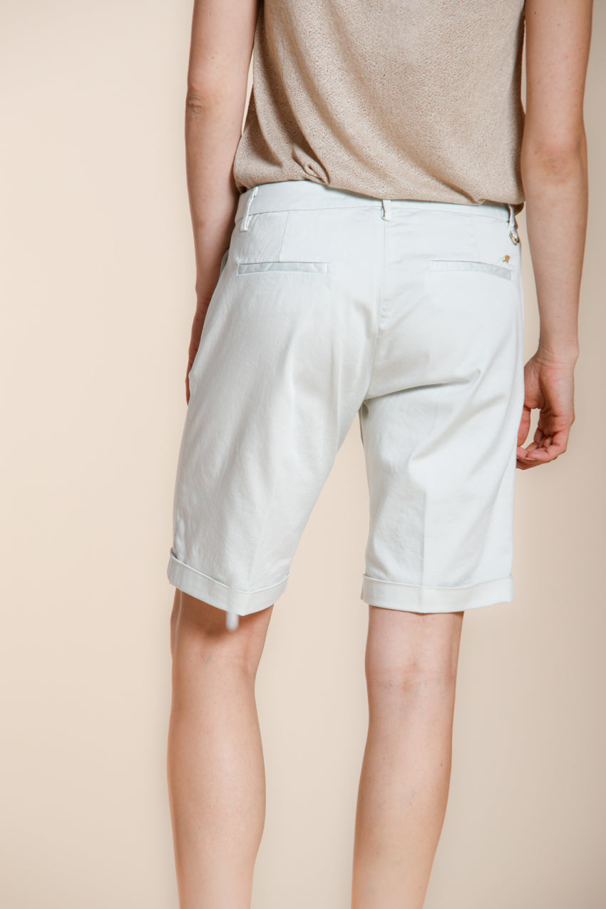 New York bermuda chino mujer en raso stretch slim fit