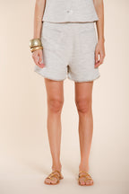 Jolie bermuda chino mujer en jersey grano de arroz relaxed fit