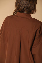 Lauren camisa de mujer de manga larga en popelina