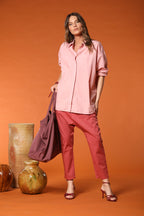 Lauren chemise femme à manches longues en popeline