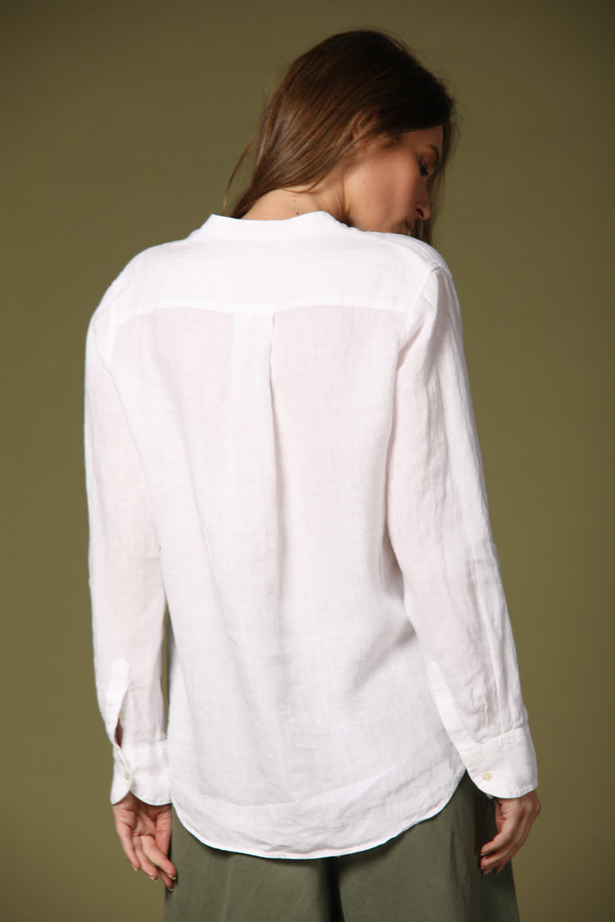immagine 4 di camicia donna modello Delhi colore bianco di Mason's