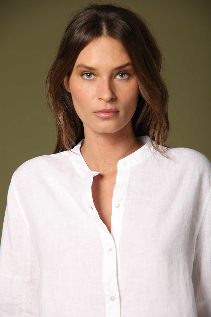 immagine 3 di camicia donna modello Delhi colore bianco di Mason's