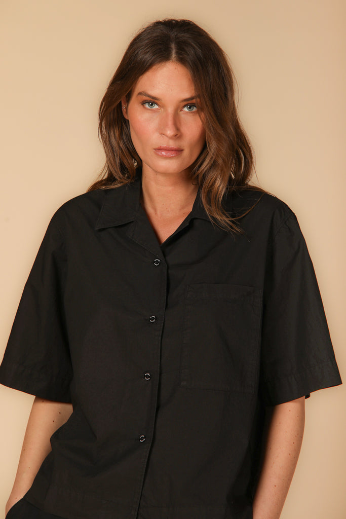 immagine 4 di camicia donna modello Florida colore nero di Mason's