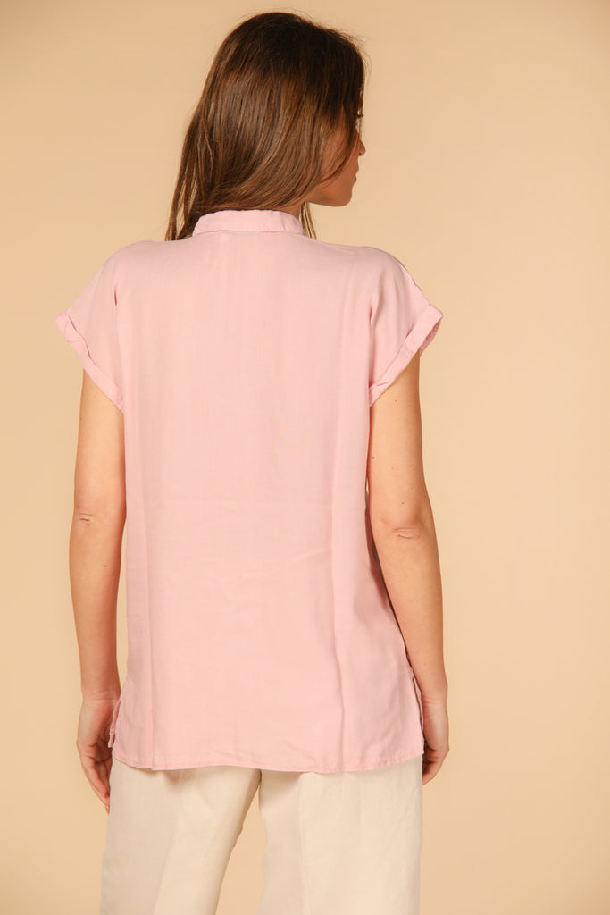 immagine 4 di camicia donna modello casta in tencel colore lilla di mason's 