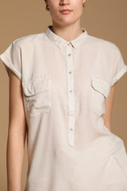 Casta camicia donna in tencel a manica corta