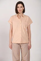 Livia chemise femme manches courtes en popeline
