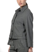 Chaqueta de mujer Rosie en jersey franela