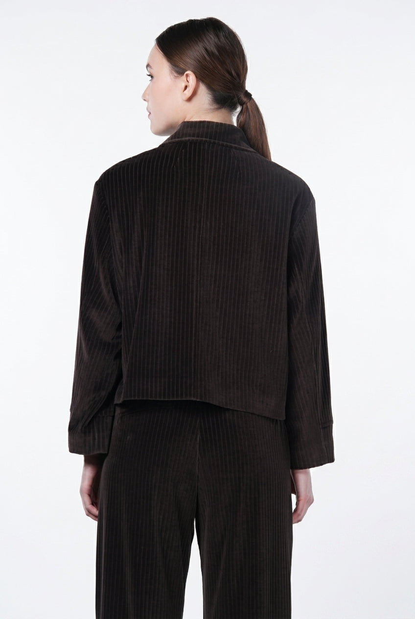 Veste femme Rosie en velours à grosses côtes