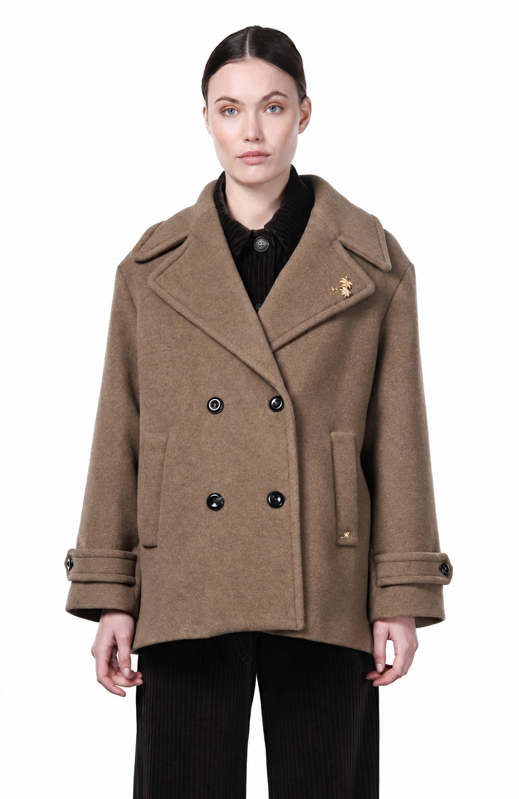 Leonie women’s coat in soft wool cloth