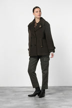 Leonie women’s coat in soft wool cloth