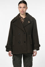 Leonie women’s coat in soft wool cloth