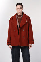 Leonie women’s coat in wool bouclé