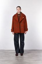 Leonie women’s coat in wool bouclé