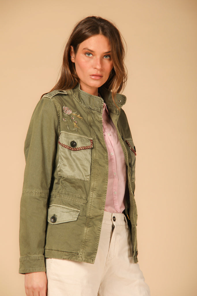 immagine 6 di field jacket modello Eva colore verde di Mason's