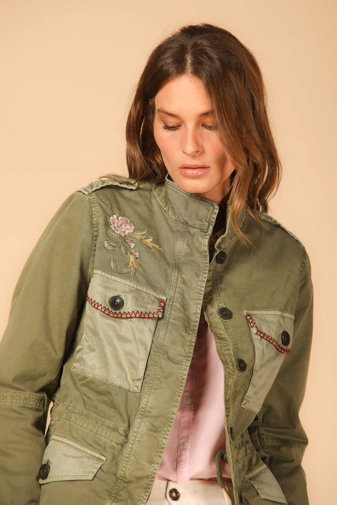 immagine 5 di field jacket modello Eva colore verde di Mason's