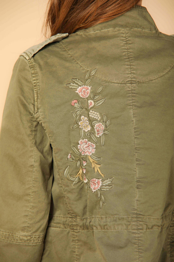 immagine 4 di field jacket modello Eva colore verde di Mason's