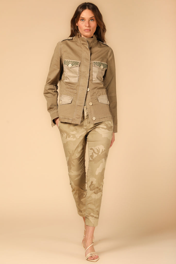 immagine 2 di field jacket modello Eva colore kaki di Mason's
