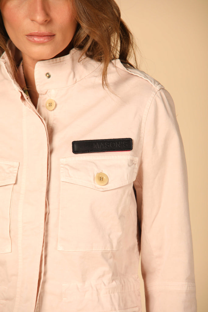immagine 2 di field jacket modello Eva colore rosa di Mason's