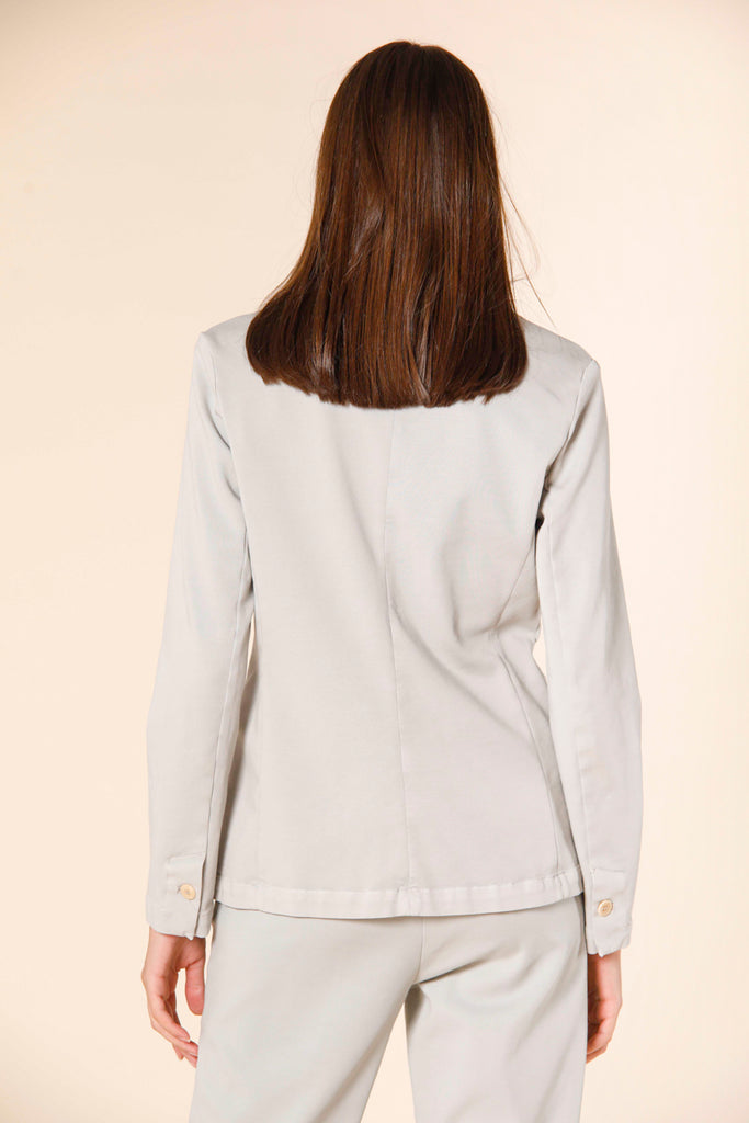 immagine 4 di blazer da donna in jersey modello helena colore ghiaccio di Mason's 