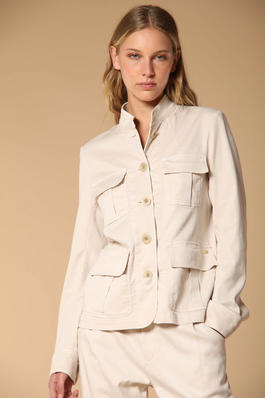 Karen field jacket de mujer en felpa elástica