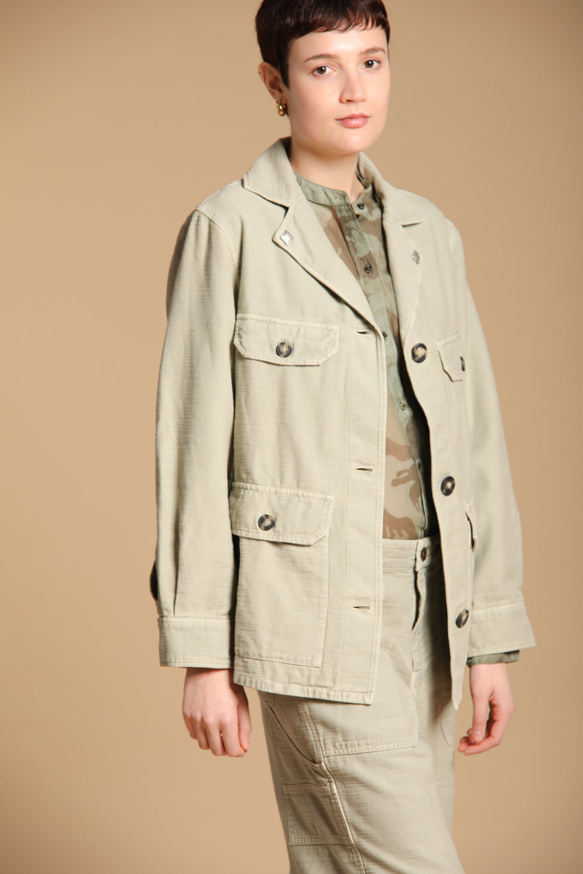 Santa Barbara giacca donna in cotone fiammato