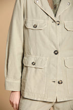 Santa Barbara giacca donna in cotone fiammato