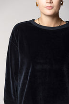 Beverly women’s sweatshirt in chenille jersey