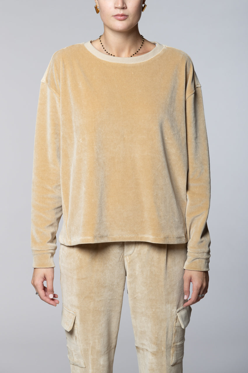 Beverly sweat femme en jersey chenille 