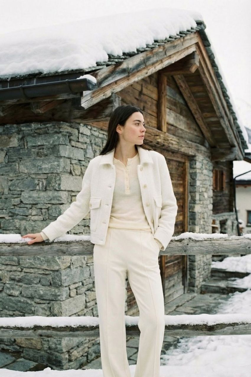 Odette women’s jacket in wool bouclé