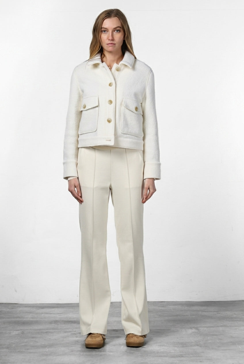 Veste femme Odette en bouclé de laine