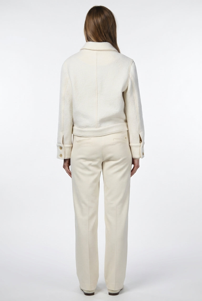 Veste femme Odette en bouclé de laine