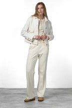 Odette Damenjacke aus Wollbouclé