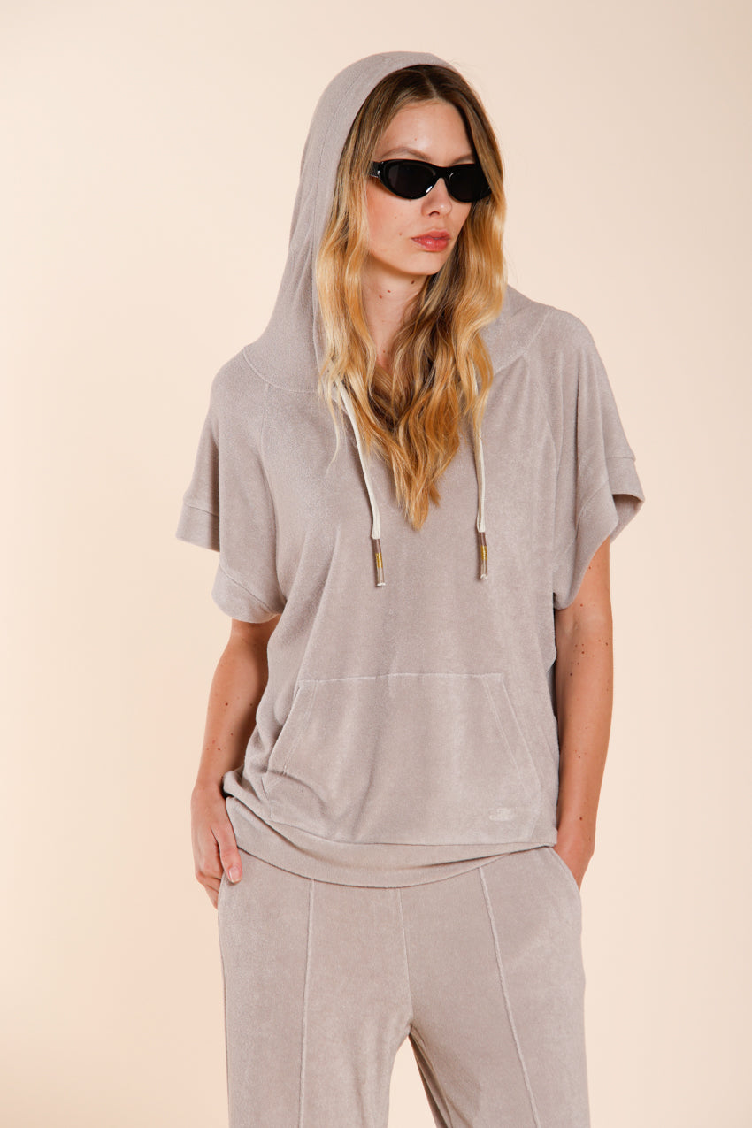 Marta Sweatshirt Damen kurzärmlig aus Frottee-Jersey