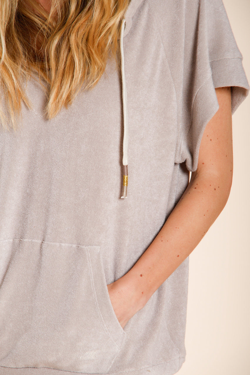 Marta Sweatshirt Damen kurzärmlig aus Frottee-Jersey