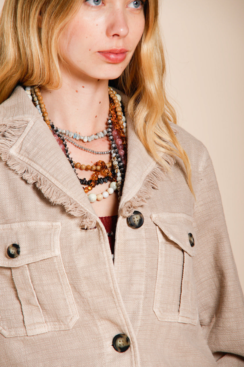 Santa Barbara giacca donna in stuoia