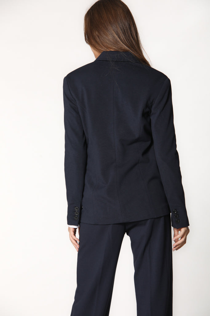 immagine 4 di blazer donna in jersey blu scuro modello Theresa  di Mason's