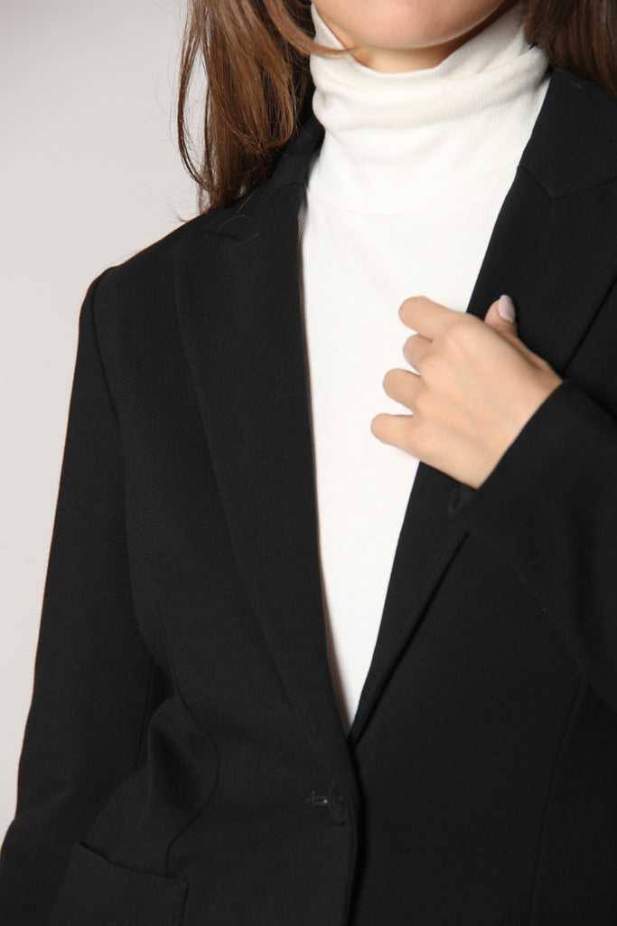 immagine 3 di blazer da donna in jersey colore nero modello Theresa di Mason's 