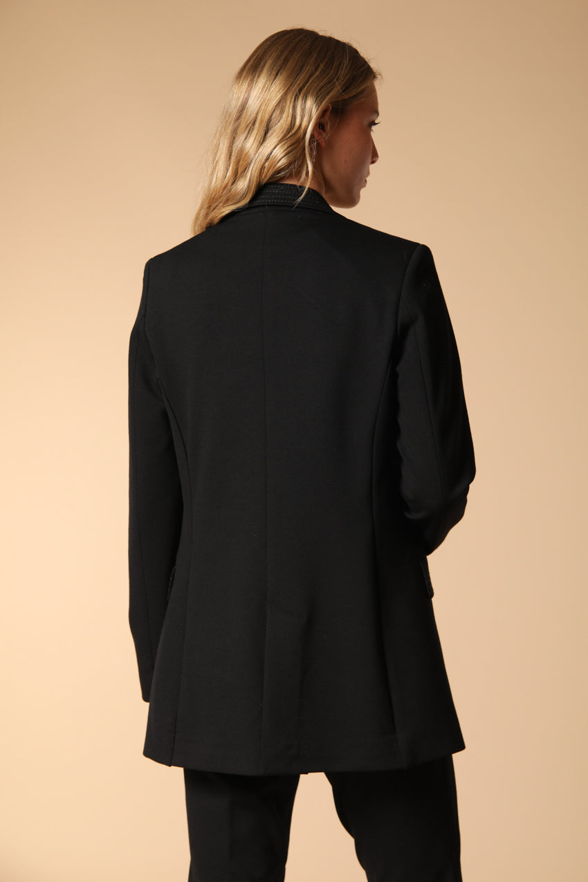 Irene women's long blazer in jersey