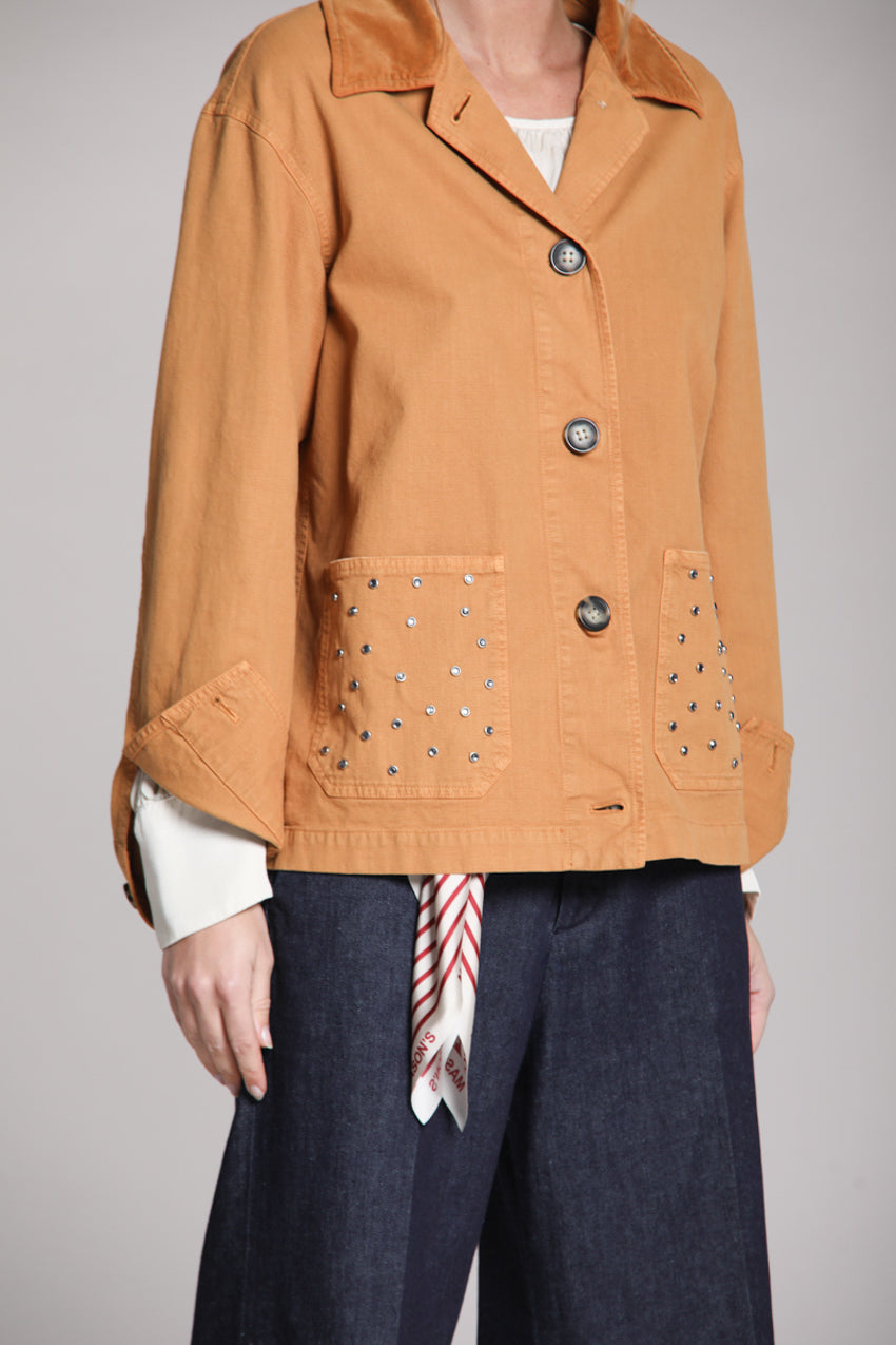 Foto 5 Irma giacca donna in panama fiammata