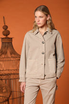 Irma giacca donna in panama fiammata